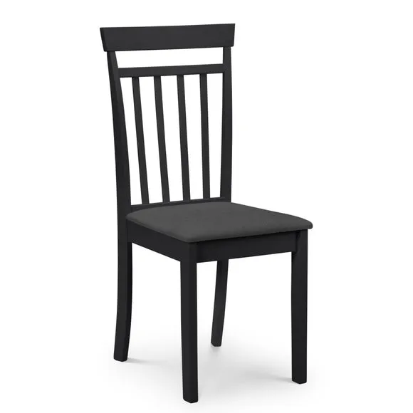 Coast Set of 2 Dining Chairs, Faux Linen 3