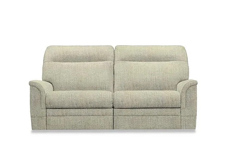 Hudson 23 Large 2 Seater Fabric Recliner Sofa with Headrests and Power Lumbar - Cromwell Mint