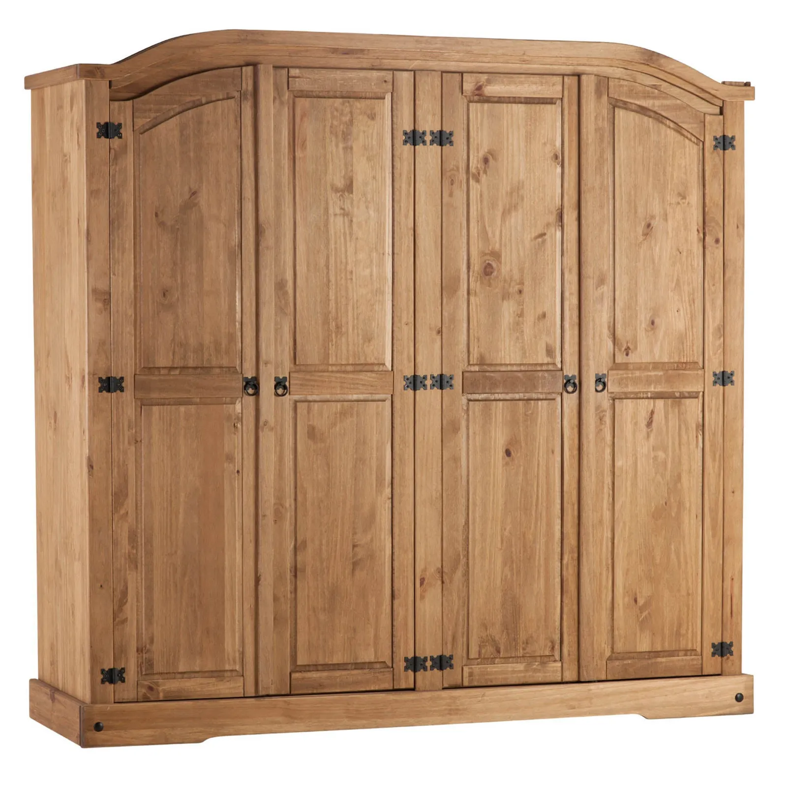 Corona 4 Door Wardrobe, Pine
