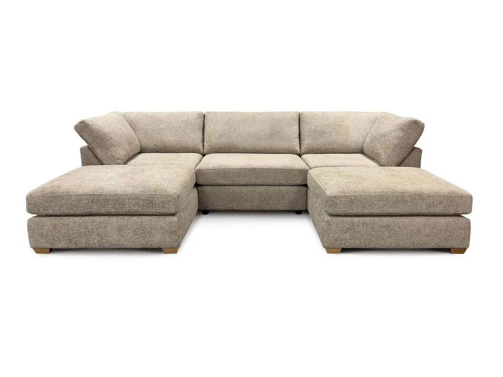 The Great Sofa Company Hyde U Shape Corner Sofa in Stone 2