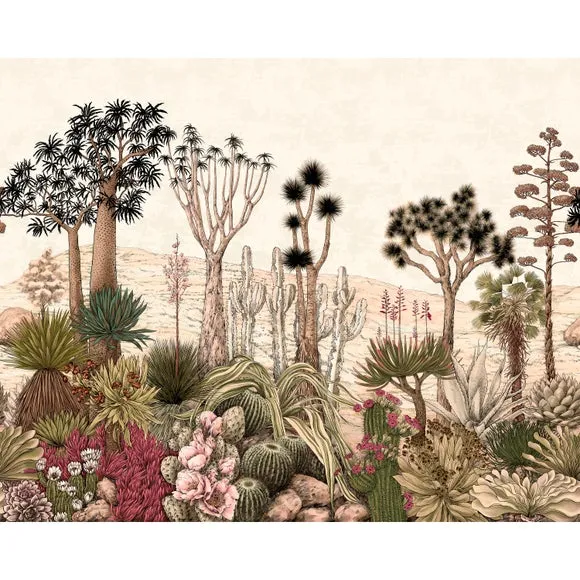 Desert Garden Wall Mural 2