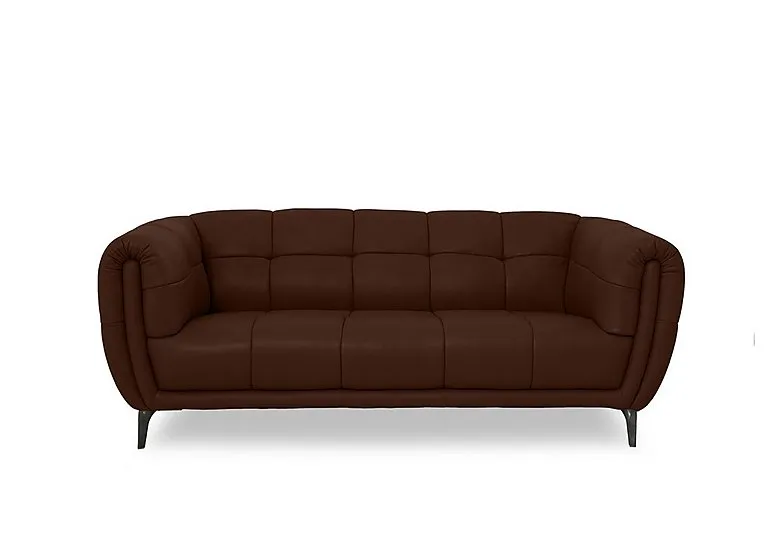 Sienna Leather Large 2 Seater Sofa - Montana Chocolate