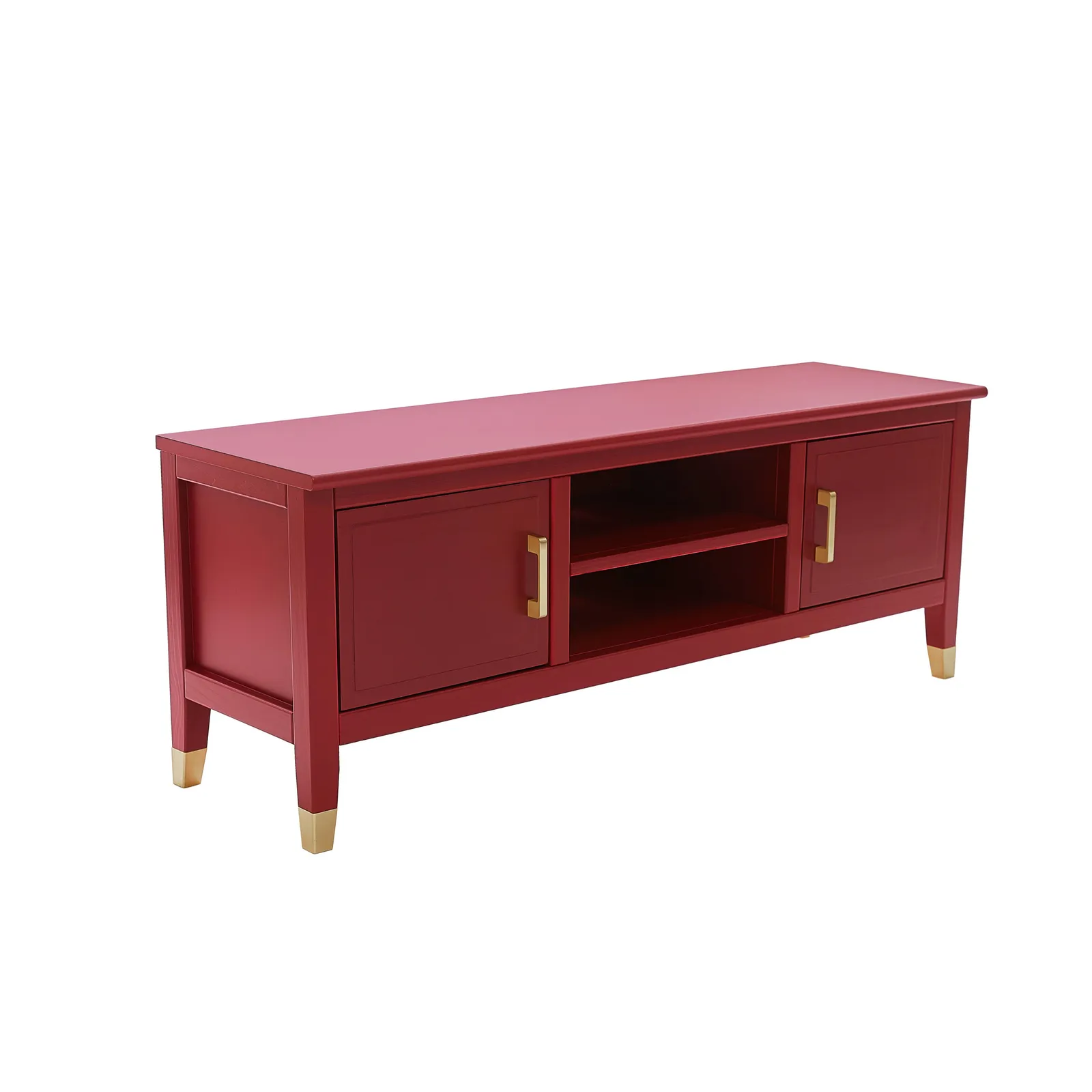 Cabinet Bits Palazzi 2 Door TV Unit H45 W120 D35cm in Red 2