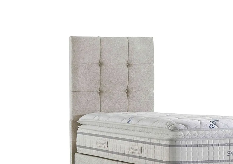 Apex Floor Standing Headboard - Single - Tweed Stone