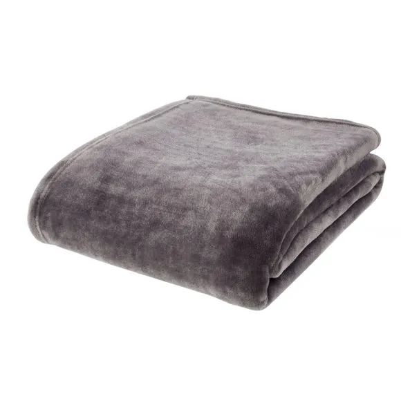 Catherine Lansfield Raschel Velvet Touch Throw Blanket 200cm x 240cm 4
