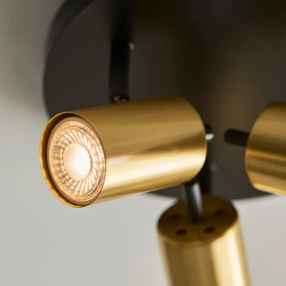 Carter 3 Light Semi Flush Spotlight 5