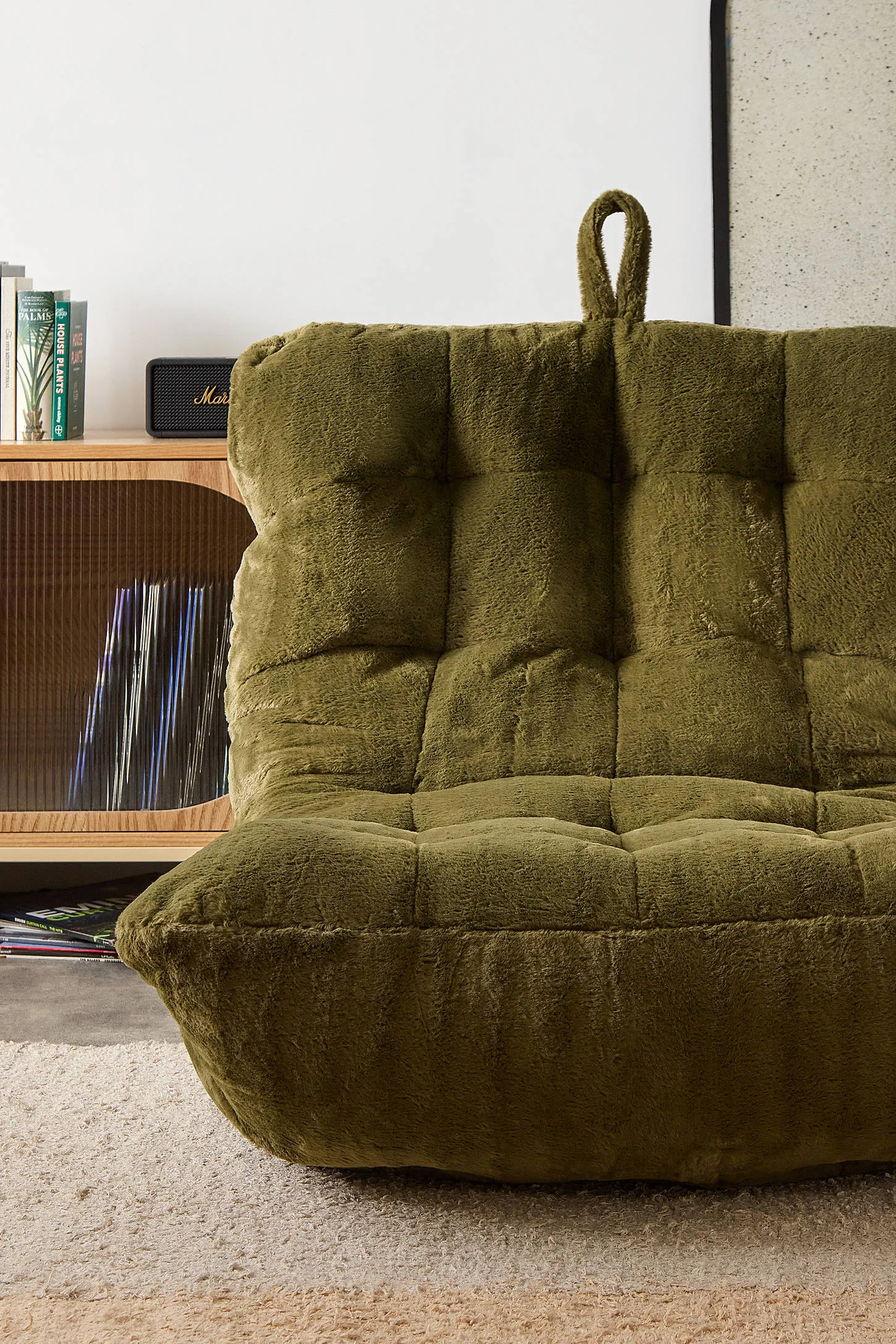Greta Teddy Bean Bag - Green 3