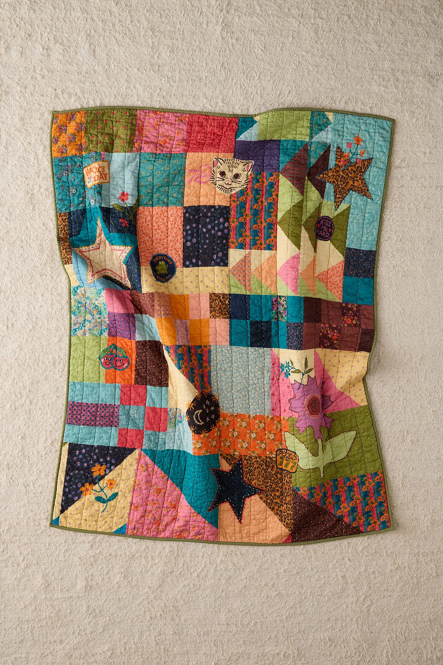 Quirky Patchwork Throw 2
