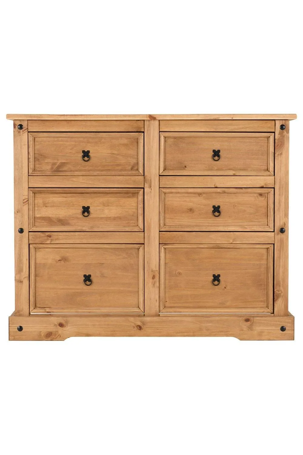 Seconique Corona 6 Drawer Chest in Natural 4