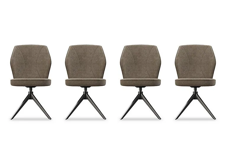 Julio Set of 4 Swivel Dining Chairs