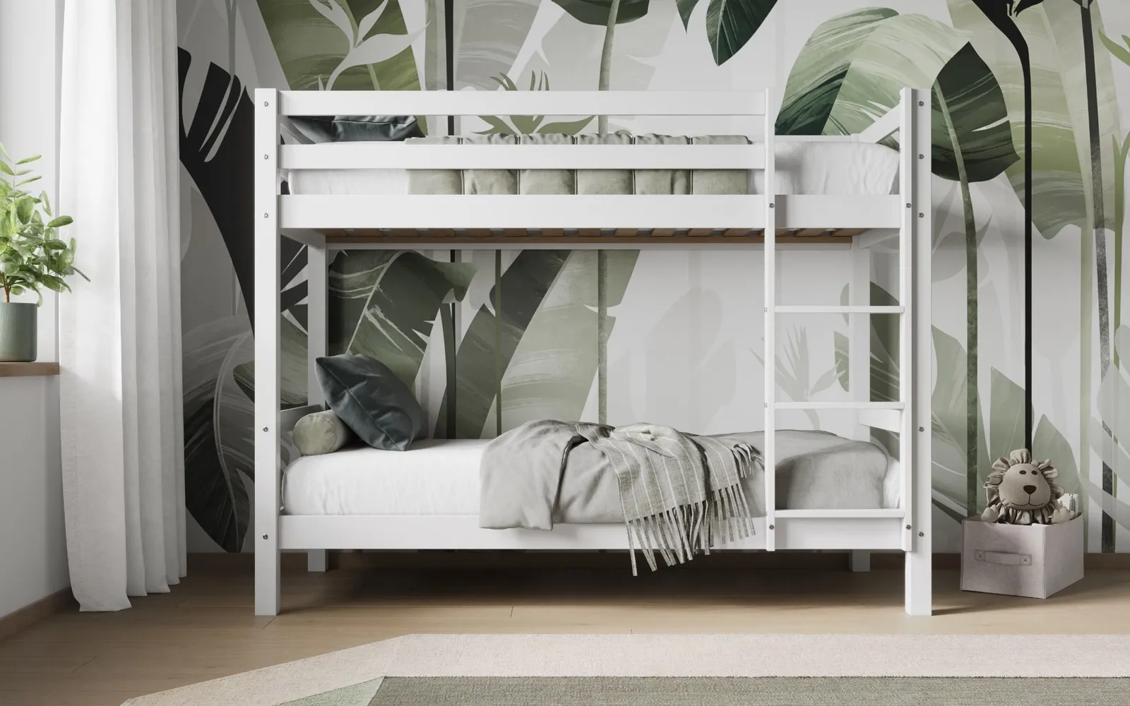 Flair Callisto Shorty Bunk Bed in White 2