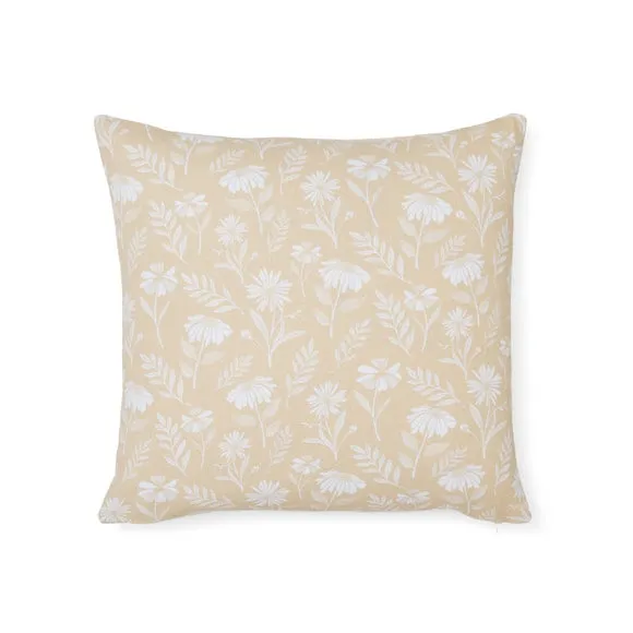 Timeless Floral Cotton Square Cushion Cover 3