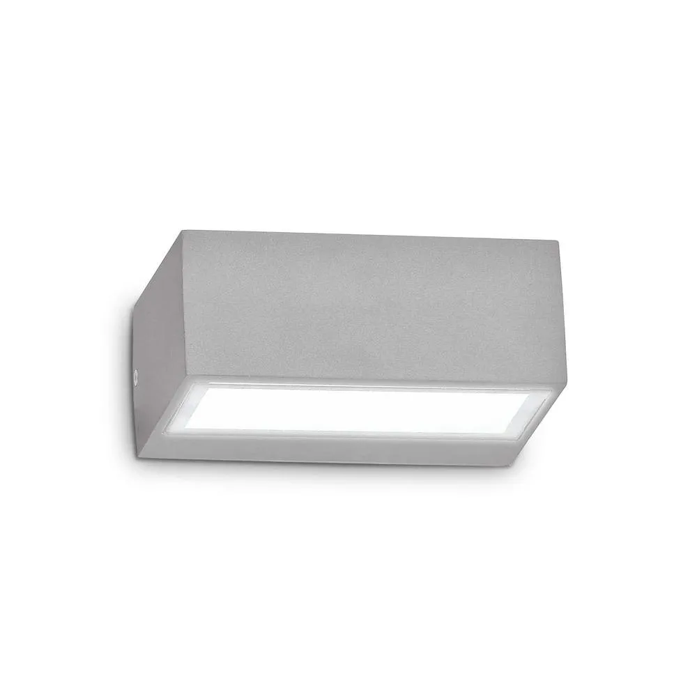 Netlighting Twin Outdoor Down Wall Lamp GR IP44 in Grey
