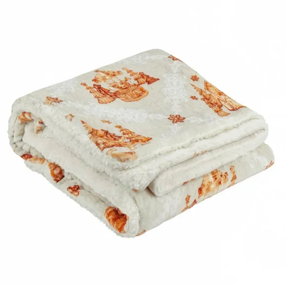 Gretel Sherpa Throw Blanket 130cm x 150cm 4