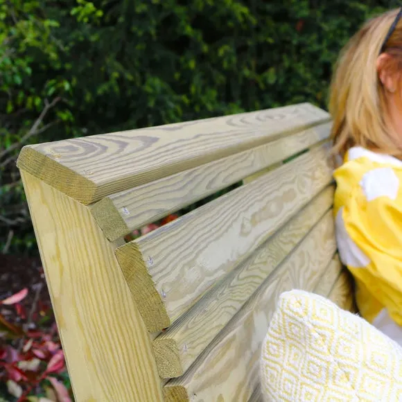 Freya 3 Seater Wooden Garden Bench 4