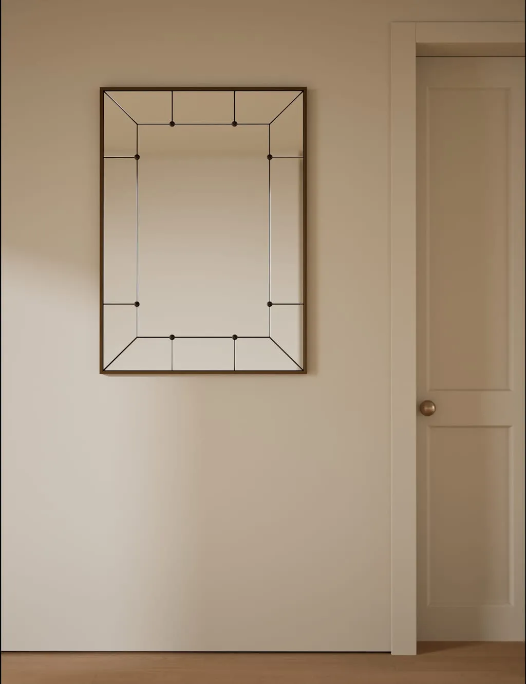 M&S Eliza Rectangular Wall Mirror Gold