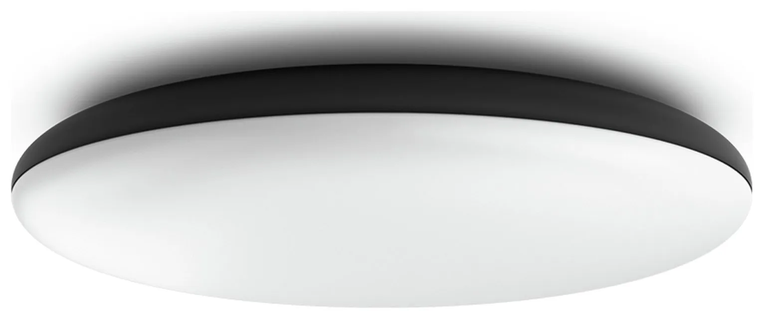 Philips Hue Cher Flush to Ceiling Light - Black