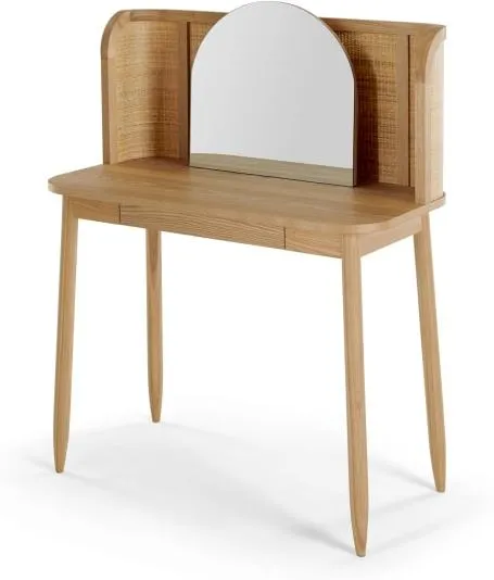 Liana Dressing Table, Ash & Rattan