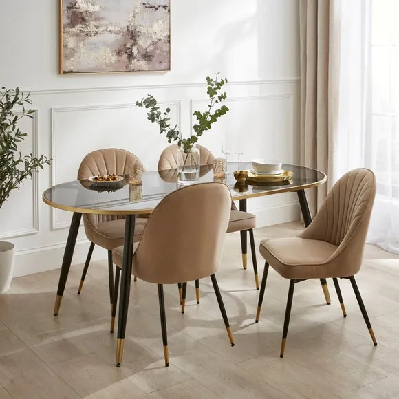 Sylvia Dining Chair, Velvet 2