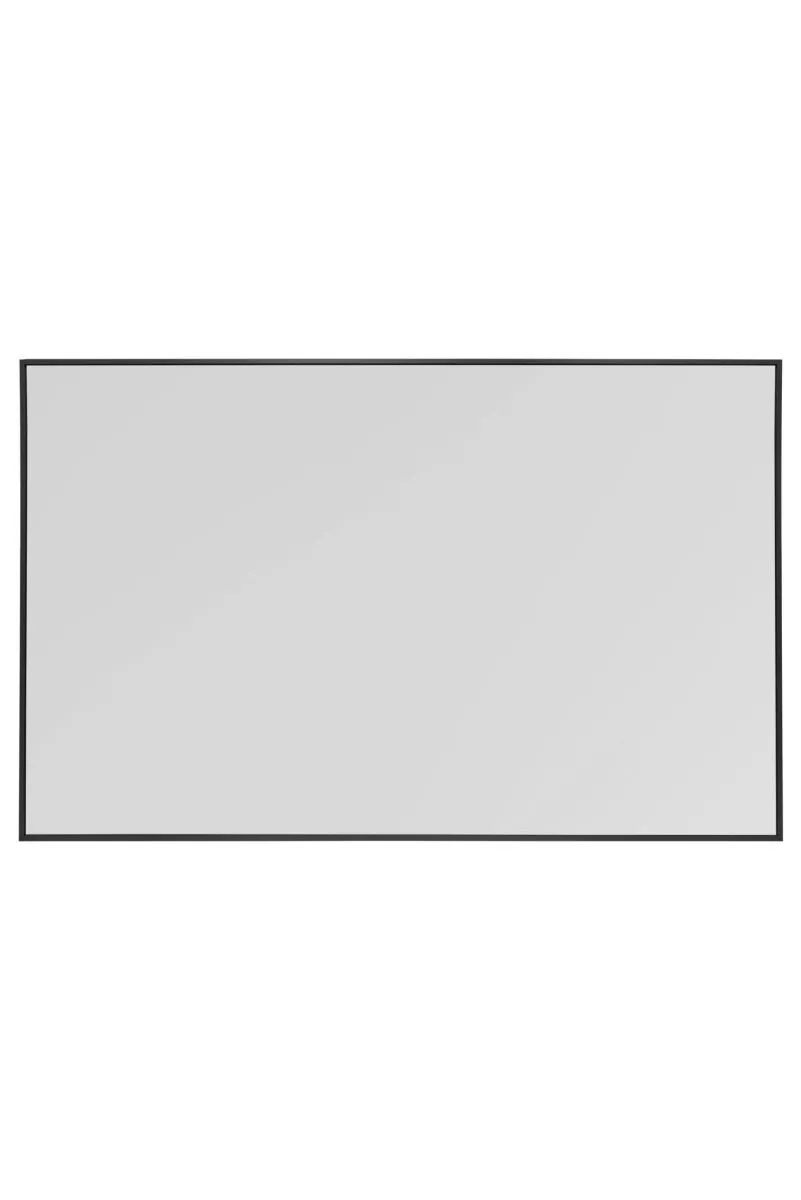 MirrorOutlet Black Aluminium Edged Wall Leaner Mirror 68" X 43" (174 X 110CM) 4