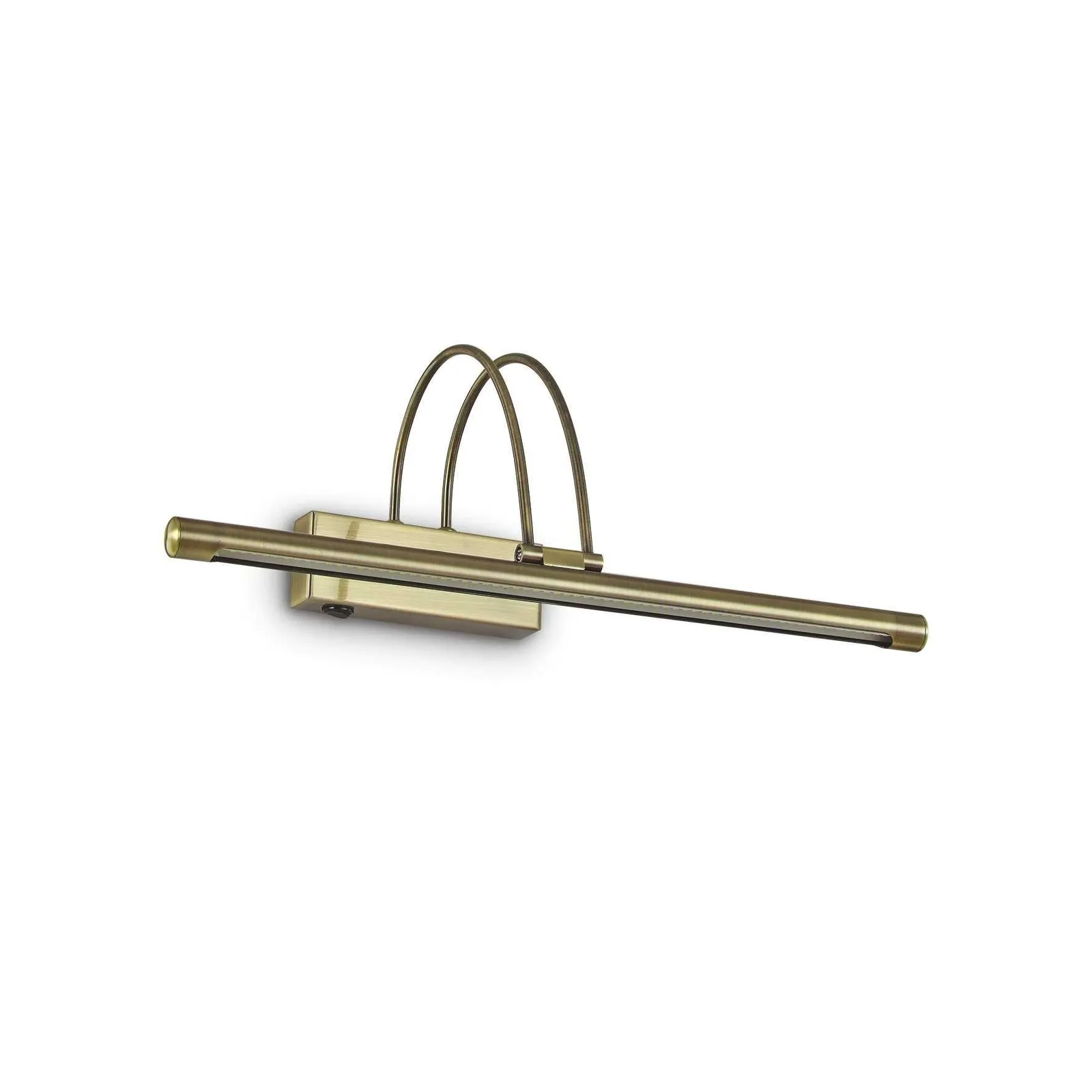 Netlighting Bow LED Medium Picture Wall Light Antique Brass in Yellow