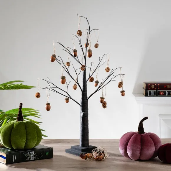 Set of 24 Hanging Acorns & Pinecones 4