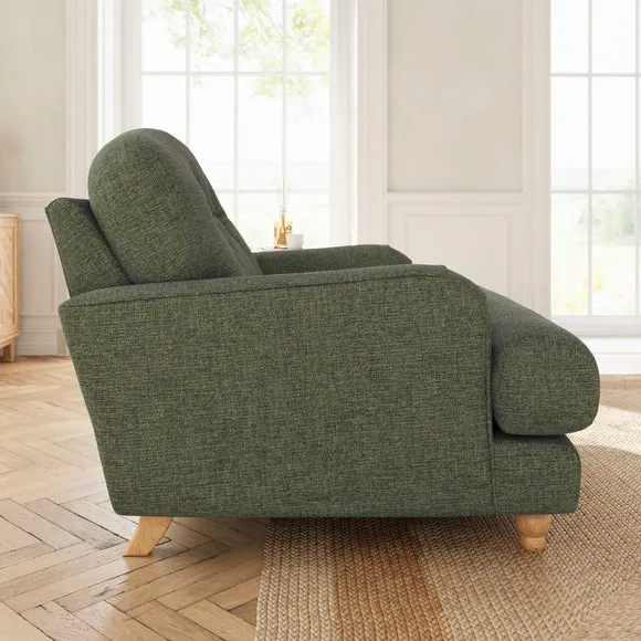 Martha Chenille Soft Texture Snuggle Chair 3