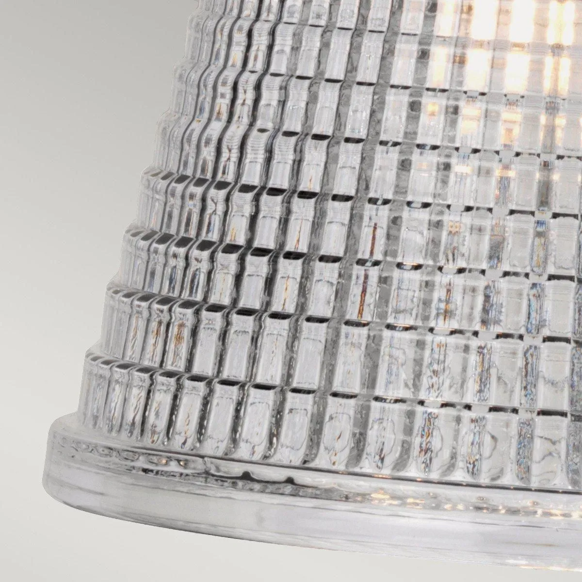 Netlighting Gunnislake 1 Light Wall Light Polished Chrome Glass Shade IP44 G9 in Grey 3