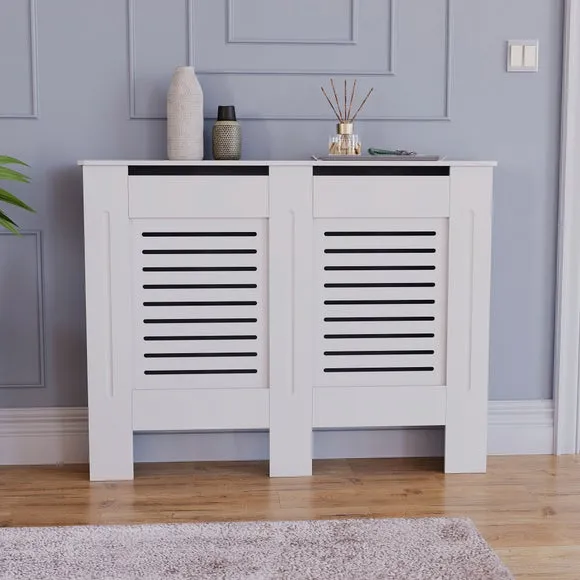 Return - Vida Designs Milton Radiator Cover, Medium White 2