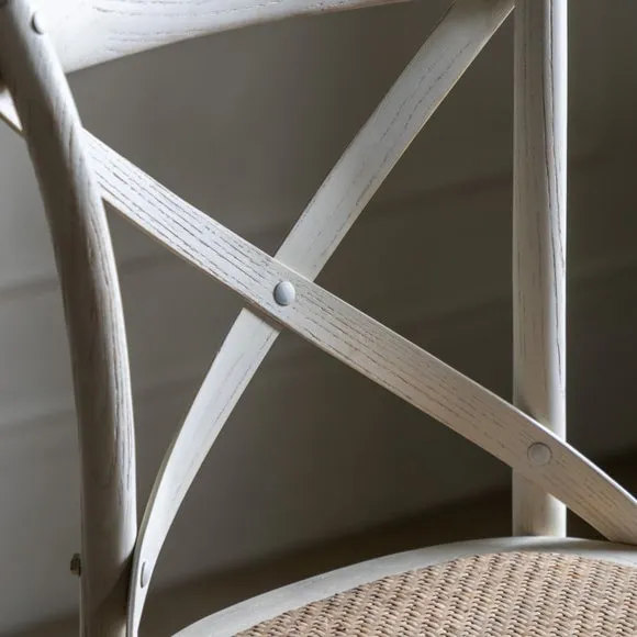 Cannock Set of 2 Bar Stools, Rattan 6