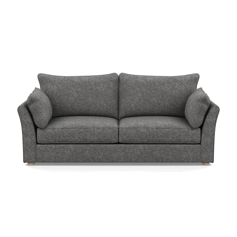 Heal's Tailor 4 Seater Sofa Melton Wool Shale Natural Beech Feet 1