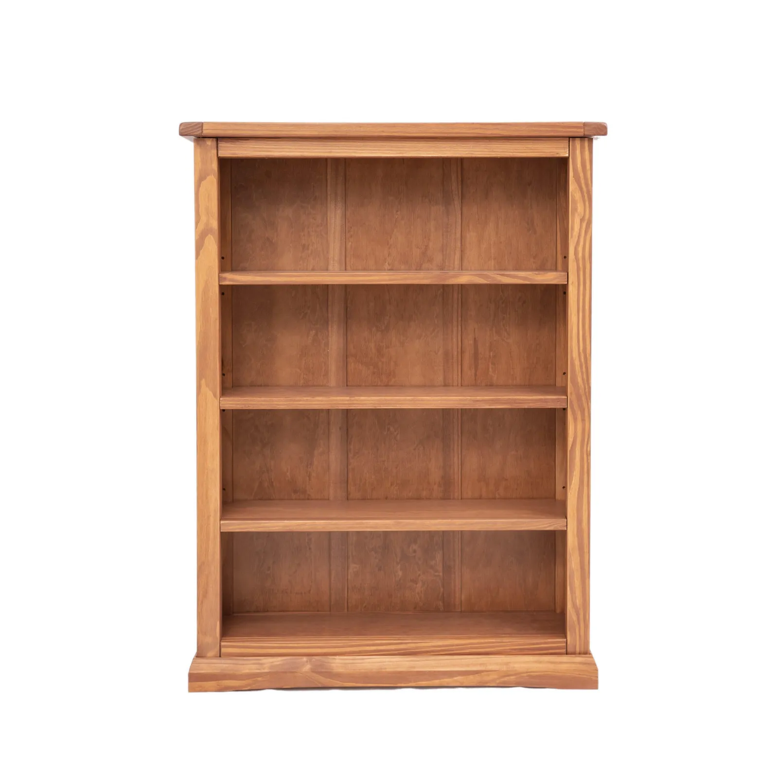 Cabinet Bits Bookcase with plinth 120x90x25cm in Brown 1