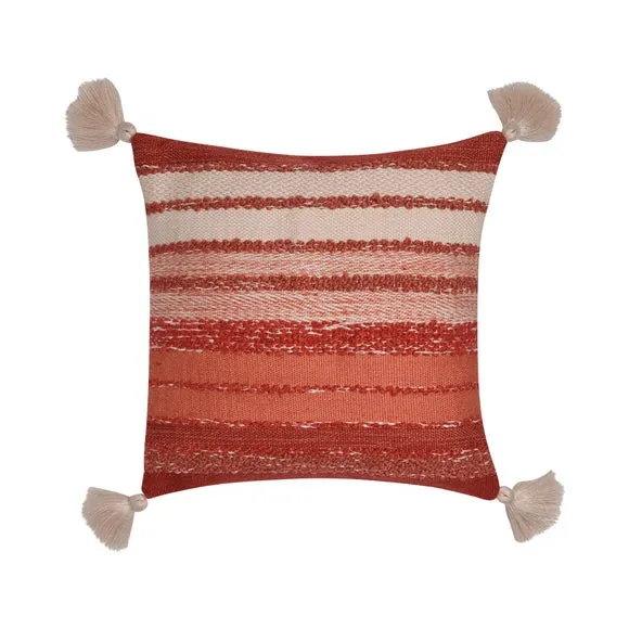 Grayson Outdoor Striped Square Filled Cushion 3