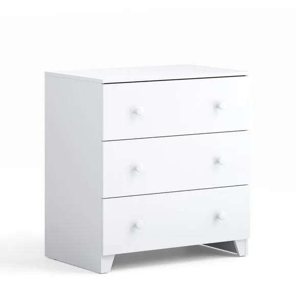 Little Acorns Classic 3 Drawer Chest and Wardrobe Nursery Set 3