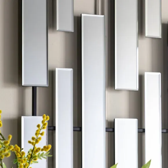 Ossett Art Deco Rectangle Wall Mirror 2