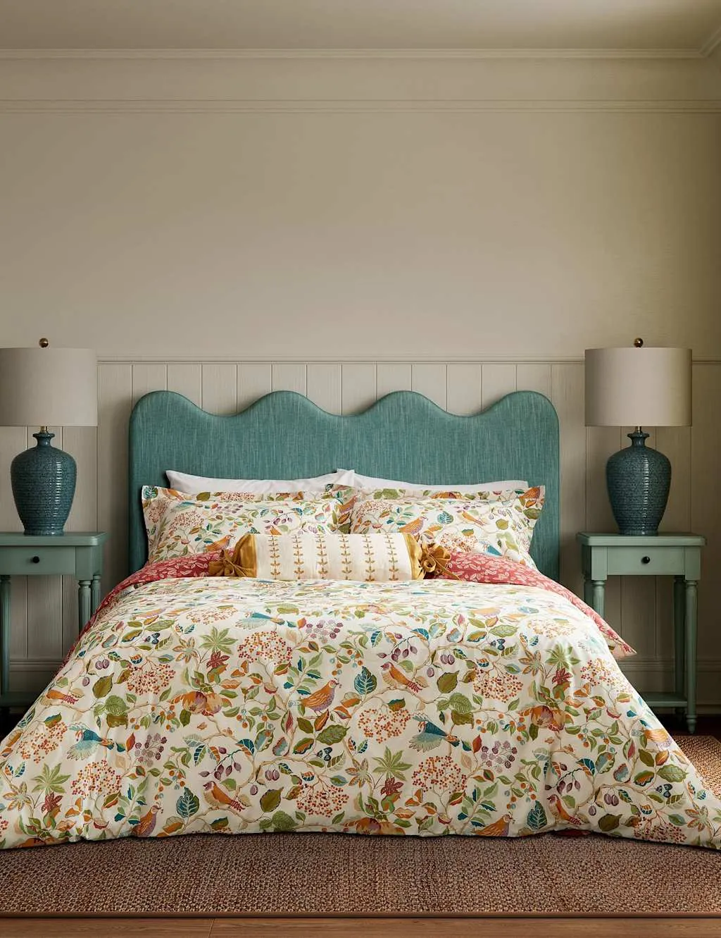 Sanderson Birds & Berries Bedding Set Multi
