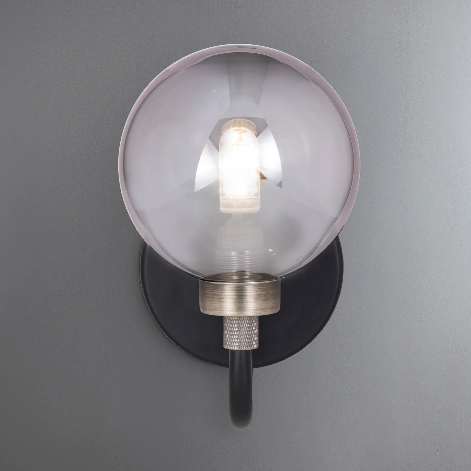 Tanner Black Wall Light Black
