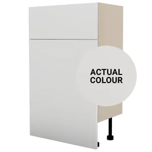 Duarti By Calypso Cascade 500mm Floor Reaching Full Depth Toilet Unit - Mirror Grey