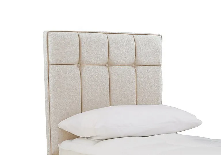 Beam Floor Standing Headboard - Single - Tweed Cream