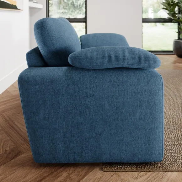 Magnus Vintage Soft Chenille Snuggle Sofa 2