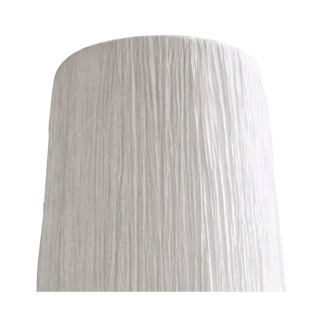Netlighting Lucca Wall Lamp Switched E27 Chrome White Shade & Crystal in Silver 6