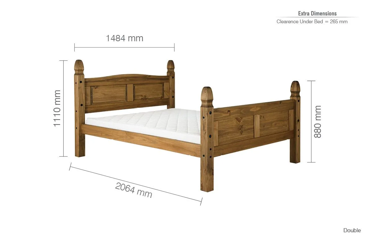 Birlea Mexican Corona Low End Bed in Beige 4