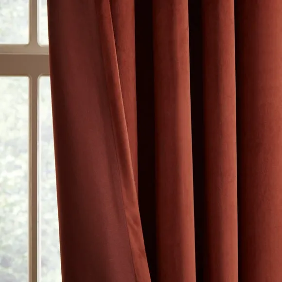 Luxe Velour Eyelet Curtains (Blackout Available) 4