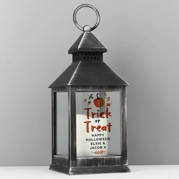 Personalised Trick or Treat LED Lantern 3