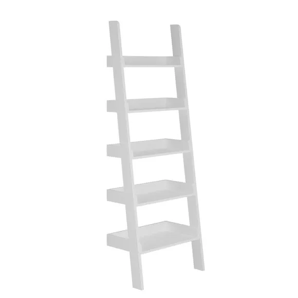 Lynton Ladder Bookcase, White 2