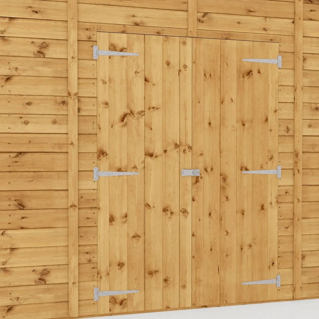 Mercia 20 x 10 Ft Premium Shiplap Apex Workshop - L606.2 x W322.7 x H252.4 cm in Brown 5