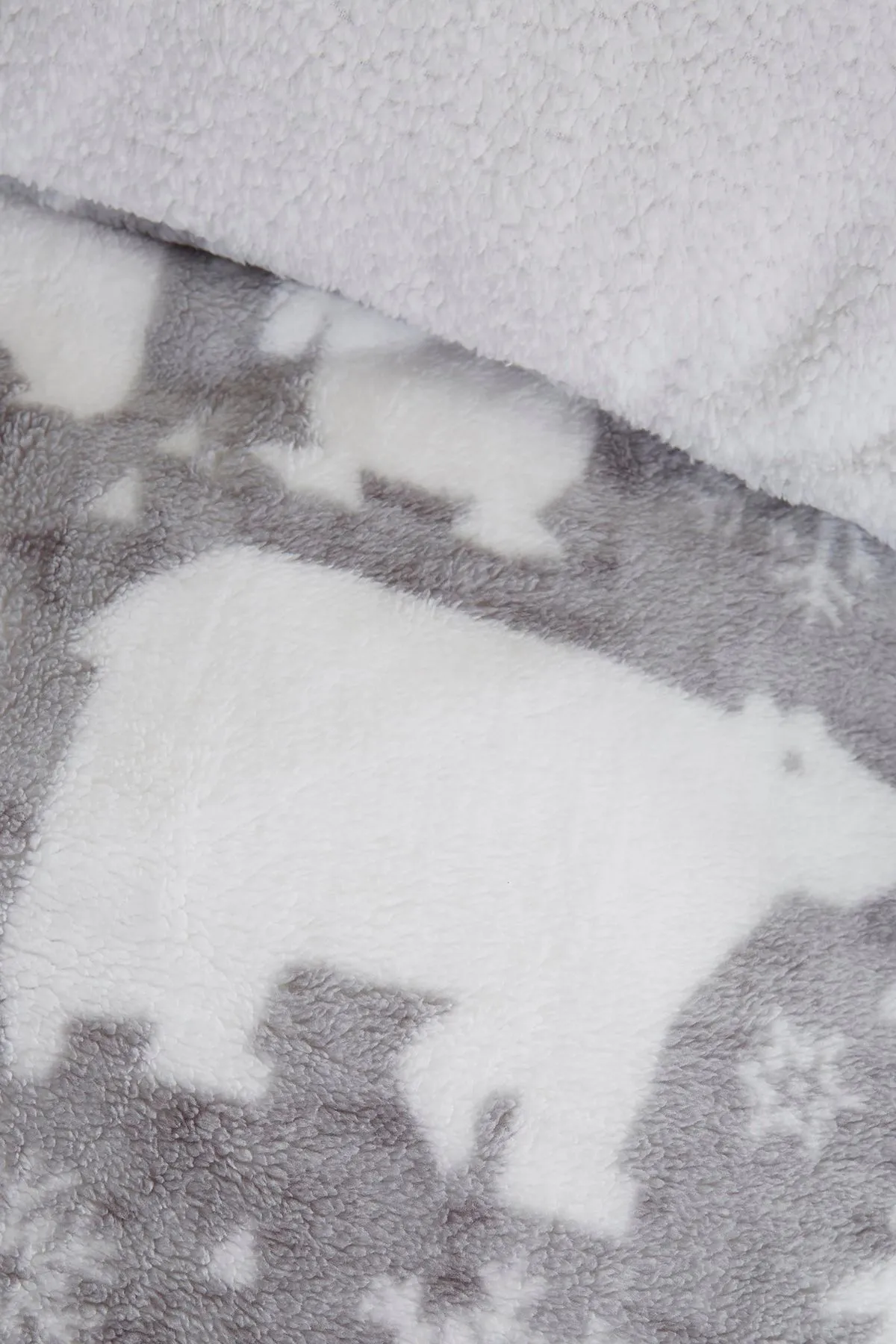 Fusion 'Arctic Animals' Christmas Duvet Cover Set in Grey 3