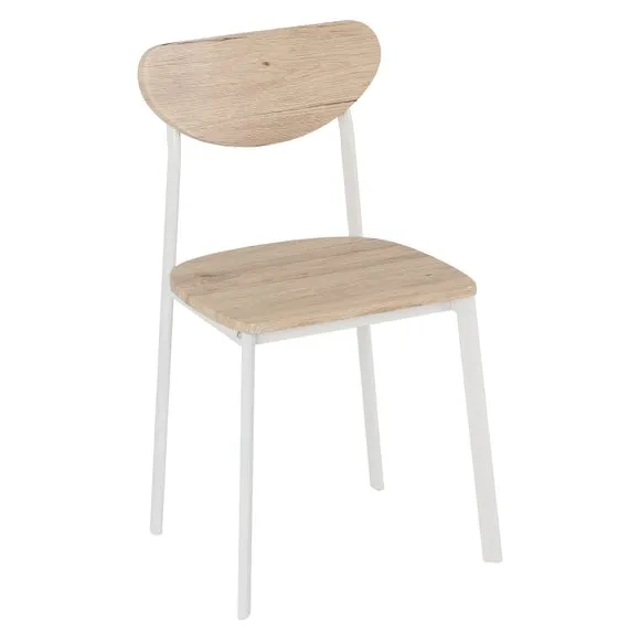 Set of 2 Riley Dining Chairs, Oak Effect 3