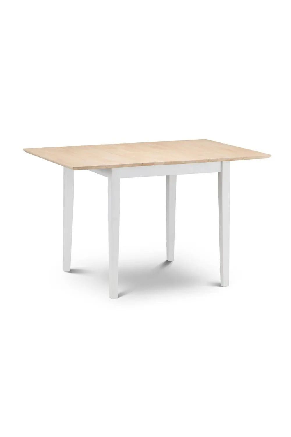 Julian Bowen Rufford Square to Rectangular Extending 4 Seater Dining Table in Ivory 4