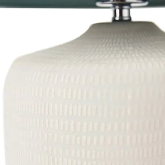 Kai Duck Egg Textured Ceramic Table Lamp 4